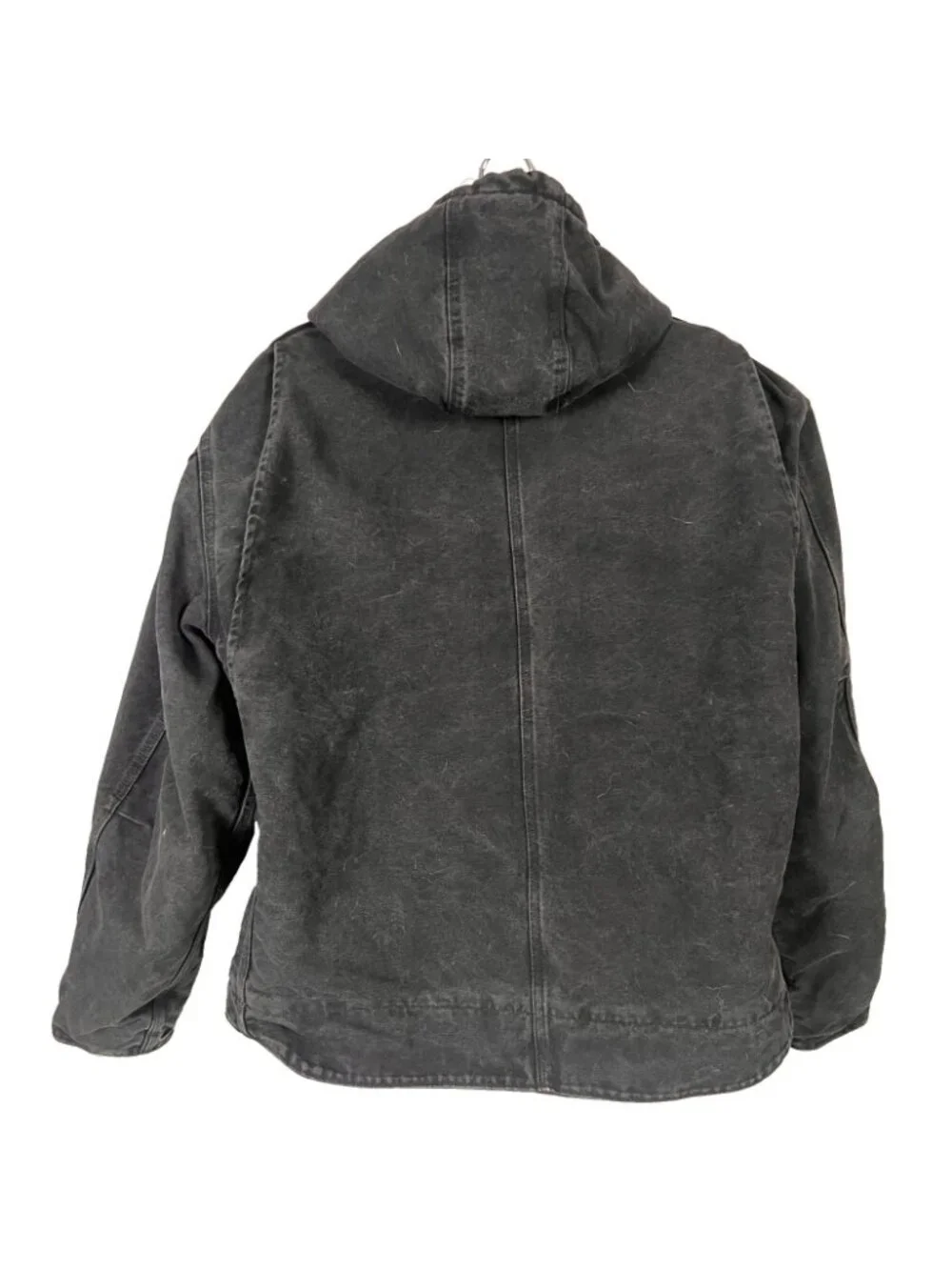 Carhartt Mens Vtg Style J141 Sandstone Sierra Jacket size 2XL Black Hooded